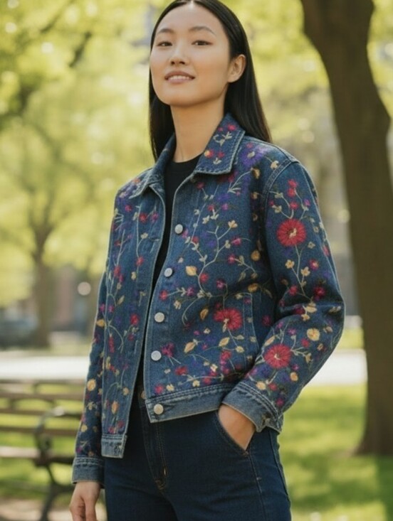 Chico's Jackets & Blazers - Chico's Vintage Denim Jacket